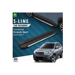S Dizayn S-Dizayn Ssangyong Korando Sport S-Line Krom Yan Basamak 203 Cm 2010-2019 A+ Kalite SS-KO1S-YBS-SL-K