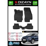 S-Dizayn Seat Ateca 3D Pro Havuzlu Paspas 2017-2020 A+ Kalite 3DS-SDZ013 - Siyah