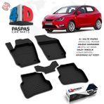 S-Dizayn Seat Ibiza 4D Havuzlu Paspas 2009-2017 A+Kalite - Siyah