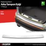 S-Dizayn Seat Ibiza Krom Arka Tampon Eşiği 2017 Üzeri A+ Kalite - 101 - Siyah