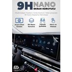 S-Dizayn Seat Leon 9H Nano Multimedya Ekran Koruyucu 10 İnç Mat 2020-2022 A+ Kalite