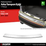 S-dizayn Skoda Fabia 3 Sw Krom Arka Tampon Eşiği 2014-2020