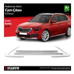 S-Dizayn Skoda Kamiq Krom Cam Çıtası 6 Prç 2019 Üzeri
