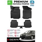 S-Dizayn Skoda Octavia 3D Pro Havuzlu Paspas 1999-2006 A+ Kalite - Siyah