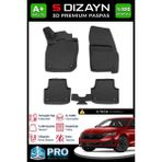 S-Dizayn Skoda Octavia 4 A8 E-Tech 3D Pro Havuzlu Paspas 2024 Üzeri A+ Kalite 3DS-SDZ211 - Siyah