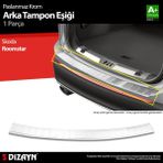 S-Dizayn Skoda Roomstar Krom Arka Tampon Eşiği 2006-2016 A+ Kalite - 101 - Siyah