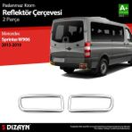S-Dizayn Sprinter W906 Krom Arka Reflektör Çıtası 2 Prç. 2013-2018