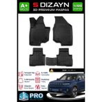 S-Dizayn Ssangyong Torres Evx 3D Pro Havuzlu Paspas 2023 Üzeri A+ Kalite 3DS-SDZ123 - Siyah