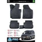 S-Dizayn Vw Caddy 3D Pro Havuzlu Paspas 2010-2015 A+ Kalite - Siyah