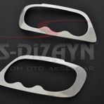S Dizayn VW Caddy Krom Far Çerçevesi 2 Prç 2004-2010