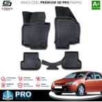 S-Dizayn Vw Golf 5 3D Pro Havuzlu Paspas 2004-2008 A+ Kalite - Siyah