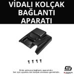 S-Dizayn VW Golf 5 ABS Vidalı Kol Dayama Kolçak Alt Adaptör 2004-2008 A+Kalite