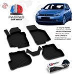 S-Dizayn VW Golf 6 4D Havuzlu Paspas 2010-2013 A+Kalite - Siyah