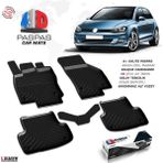 S-Dizayn VW Golf 7 4D Havuzlu Paspas 2013-2020 A+Kalite - Siyah