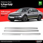 S Dizayn Vw Passat B8 5 Krom İç Kapı Eşiği 4 Parça 2019 Ve Üzeri