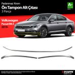 S-Dizayn Vw Passat B8.5 Krom Ön Tampon Alt Çıtası 3 Parça 2019-2023
