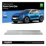 S-Dizayn VW T Roc Krom Cam Çıtası 4 Prç. 2019 Üzeri