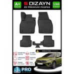 S-Dizayn Vw Taigo 3D Pro Havuzlu Paspas 2020 Üzeri A+ Kalite 3DS-SDZ062 - Siyah
