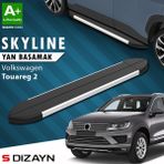 S-Dizayn Vw Touareg 2 Skyline Aluminyum Yan Basamak 193 cm 2010-2018 A+ Kalite - araca özel - (ClearEyelets)Black-RadiantOrchid