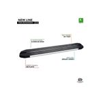 S-Dizayn VW Transporter T4 Kısa Şase NewLine Krom Yan Basamak 213 Cm 1995-2003