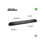 S-Dizayn VW Transporter T4 Kısa Şase NewLine Siyah Yan Basamak 213 Cm 1995-2003
