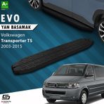 S-Dizayn Vw Transporter T5 Kısa Şase Evo Siyah Yan Basamak 213 cm 2003-2015 A+ Kalite