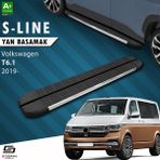 S-Dizayn Vw Transporter T6.1 Kısa Şase S-Line Krom Yan Basamak 213 cm 2019-2025 A+ Kalite - Sdizayn
