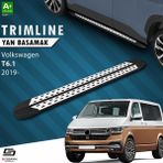 S-Dizayn Vw Transporter T6.1 Kısa Şase Trimline Gri Yan Basamak 215 cm 2019-2025 - Sdizayn