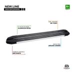 S-Dizayn VW Transporter T6 Kısa Şase NewLine Aluminyum Yan Basamak 213 Cm 2015-2019