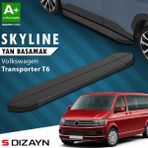 S-Dizayn Vw Transporter T6 Kısa Şase Skyline Siyah Yan Basamak 213 cm 2015-2019 A+ Kalite