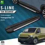 S-Dizayn Vw Transporter T7 Kısa Şase S-Line Krom Yan Basamak 223 Cm 2024 Üzeri A+ Kalite