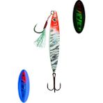 S.F. Jig Sardin 34G - Sahte Yem Kaşık Rapala - Levrek, Palamut, Lüfer, Çinekop, Turna Jig Yemi -Zebra Glow