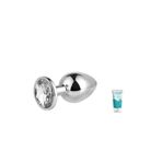 S-Hande Metal Taşlı Büyük Boy Anal Plug+Jel