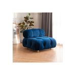 S Home Design Concept Bellini Orta Modül Modüler Tekli Koltuk / Berjer, Babyface, Lacivert