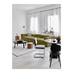 S Home Design Concept Frida 3 Modül Modüler Mini Köşe Koltuk / Üçlü Kanepe, Keten, Yeşil