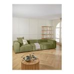 S Home Design Concept Frida 3 Modül Modüler Mini Köşe Koltuk / Üçlü Kanepe Yağ Yeşili