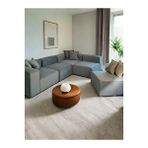 S Home Design Concept Frida 5 Modül Pofidik Modüler Kanepe L Köşe Koltuk Takımı, Yönsüz Kadife Gri