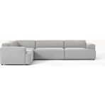 S Home Design Concept Molly 4 Modül Köşe Koltuk, Sağ/solköşe, Keten 290X210 - Açık Gri - Sol Köşe
