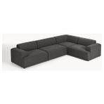 S Home Design Concept Molly 4 Modül Köşe Koltuk, Sağ/solköşe, Keten 290X210 - Antrasit - Sağ Köşe