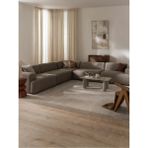 S Home Design Concept Molly 5 Modül Köşe Koltuk, Vizon Keten 285X285 cm - Kahverengi