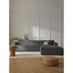 S Home Design Concept Molly Fitilli Antrasit Köşe Koltuk Sağ Köşe, 290x190 Cm