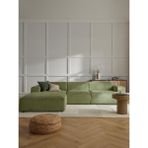 S Home Design Concept Molly Fitilli Yağ Yeşili Köşe Koltuk Sol Köşe, 290x190 Cm