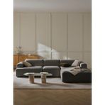 S Home Design Concept Molly Köşe Koltuk Sağ Köşe, Keten Antrasit Kırık Beyaz