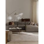 S Home Design Concept Molly Köşe Koltuk Sağ Köşe, Keten Vizon Kırık Beyaz
