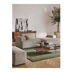 S Home Design Concept Molly Mini 2 Modül Kanepe Köşe Koltuk, Sağ Köşe, Fitilli Kırık Beyaz 210x145 cm