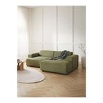 S Home Design Concept Molly Mini 2 Modül Kanepe Köşe Koltuk, Sağ Köşe, Fitilli Yağ Yeşili Yağ Yeşili Fitilli