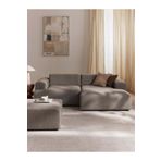 S Home Design Concept Molly Mini 2 Modül Kanepe Köşe Koltuk, Sağ Köşe, Keten Vizon 210X145 cm