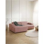 S Home Design Concept Molly Mini 2 Modül Kanepe Köşe Koltuk, Sol Köşe, Fitilli Gül Kurusu 210X145 cm