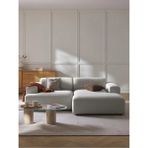 S Home Design Concept Molly Mini 2 Modül Sağ Köşe Kanepe Açık Gri Keten 210X145 cm