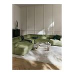 S Home Design Concept Molly Xl Köşe Koltuk Takımı Sol Köşe Fitilli Yağ Yeşili